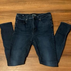 Express Dark Wash High-Rise Denim Skinny Jeans / Jeggings - Size 6